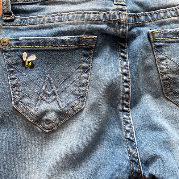 Seven for Mankind Girls size 8 - hand painted princess jeans - Picture 4 of 5